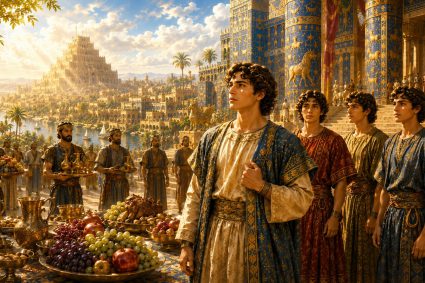 👑 VON BABYLON ZUM EWIGEN REICH | Kap.1 – 🍇Miniserie 2: 🙏 Die Prüfung der Treue | 🤔 Gedicht 2 – Daniels Entschluss