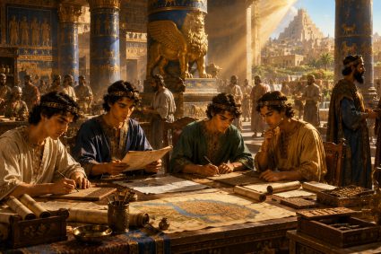 👑 VON BABYLON ZUM EWIGEN REICH | Kap.1 – 🌟Miniserie 3: 📖 Weisheit von oben | 🏛️ Gedicht 6 – Dienst am Hof Babylons
