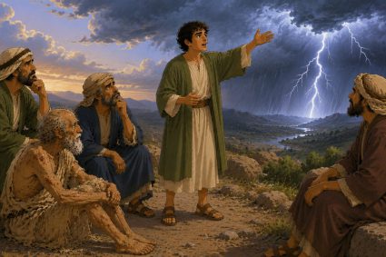 🧒📚 Bibelgeschichten zum Staunen | 02.08.2026 | 🌿 Hiob | ⚡Kap.37 – Elihu staunt über Gottes Stimme im Donner