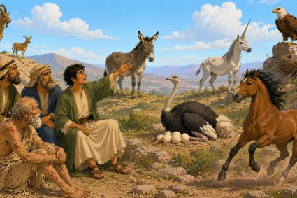 🧒📚 Bibelgeschichten zum Staunen | 04.08.2026 | 🌿 Hiob | 🦌 Kap.39 –  Gott zeigt Hiob die wilden Tiere
